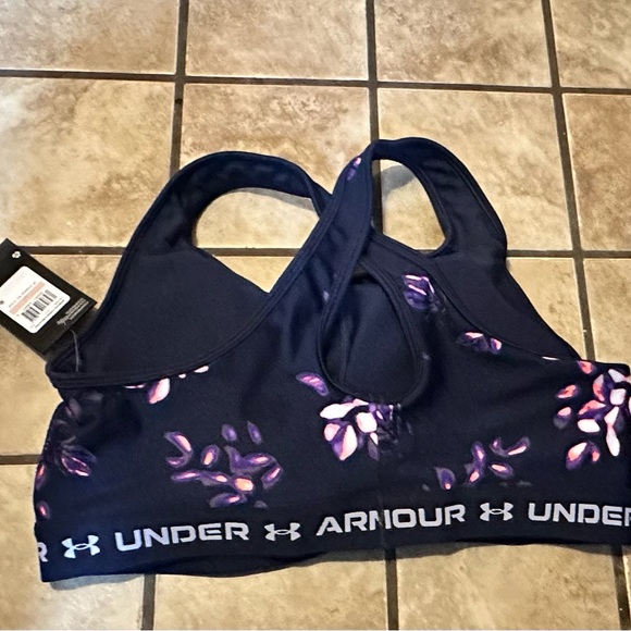 UNDER ARMOUR NAVY SPORTS BRA. NWT. WOMENS 2X - Picture 6 of 8